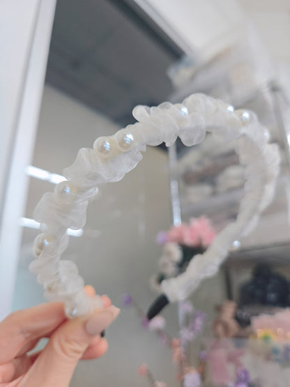 1 White Pearl Wedding Style Princess