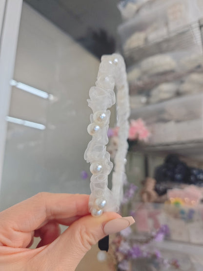 1 White Pearl Wedding Style Princess